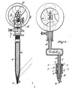 Edison pen, left. O'Reilly's patent, right.