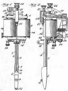 Tattooing Device. Charles Wagner, assignee. Patent 768413. 23 Aug. 1904. Print