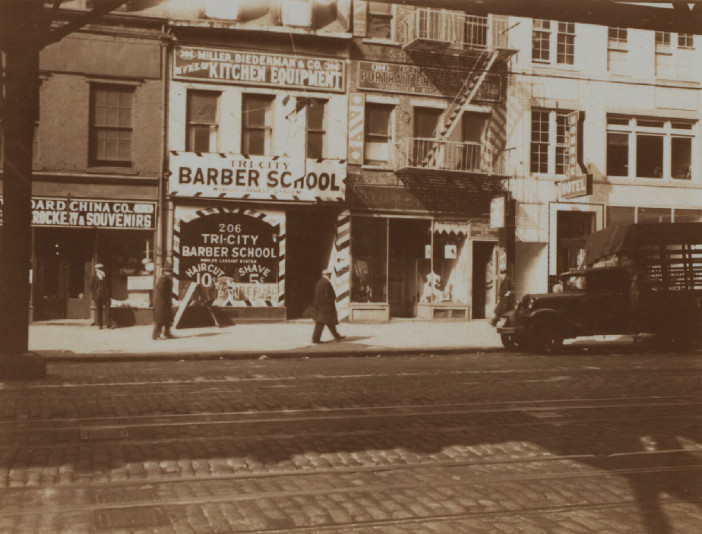 Photo of 208 Bowery, location of one of Charlie Wagner's tattoo machine shops