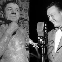 Charlie Wagner tattoo artist on the air with Fred Allen