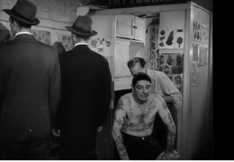 Willy Moskowitz's tattoo booth made by Charlie Wagner