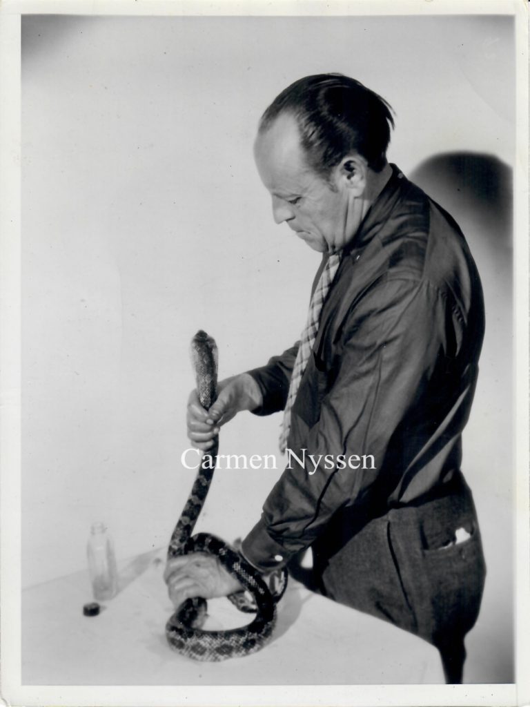 Jack Allman, snake handler tattooer