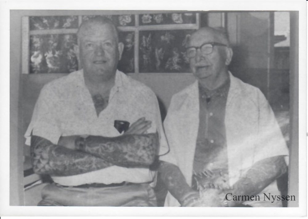 Leroy minugh and Owen Jensen tattoo artists