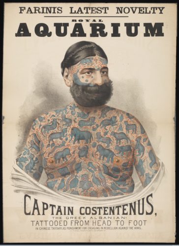 Capt. Costenenus, tattooed Greek