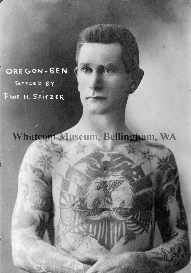 Oregon Ben Tattooed by Hugh Spitzer