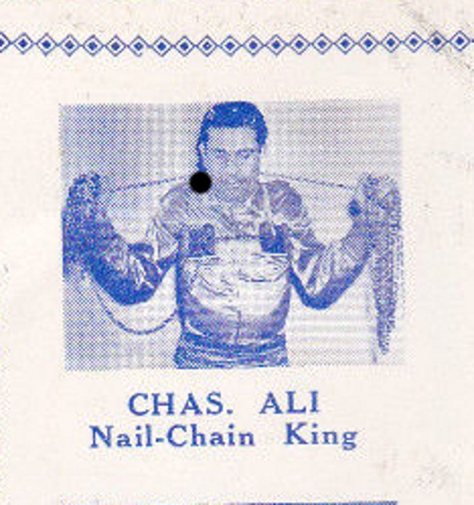 Charles Walter Ali, tattoo artist, nail chain king