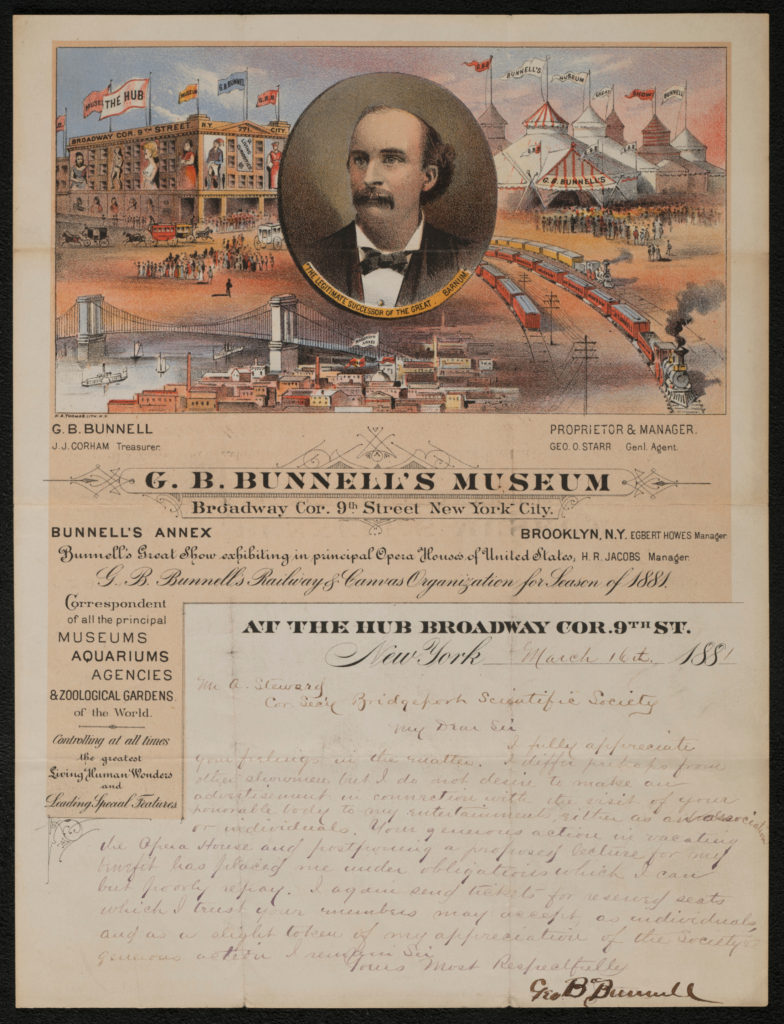 George Bunnell Dime Museum 9th & Broadway