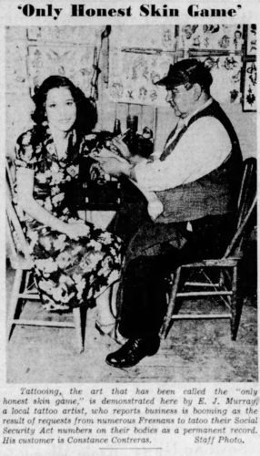 Brooklyn Blackie aka E. J. Murray. Fresno Bee. 14 Dec 1937, pg. 13